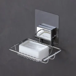 Becquet Accessoires de salle de bain chromé fixation électrostatique< Accessoires De Salle De Bain|Idées Salle De Bain