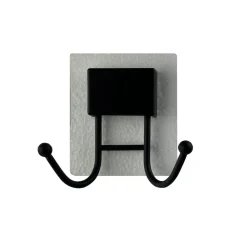 Becquet Accessoires de salle de bain noir fixation électrostatique< Accessoires De Salle De Bain|Idées Salle De Bain