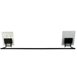 Becquet Accessoires de salle de bain noir fixation électrostatique< Accessoires De Salle De Bain|Idées Salle De Bain