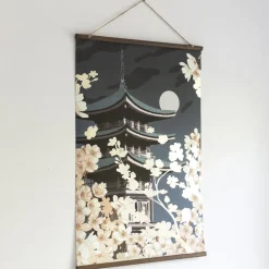 Becquet Affiche à suspendre motif pagode< Décoration Murale|Décoration