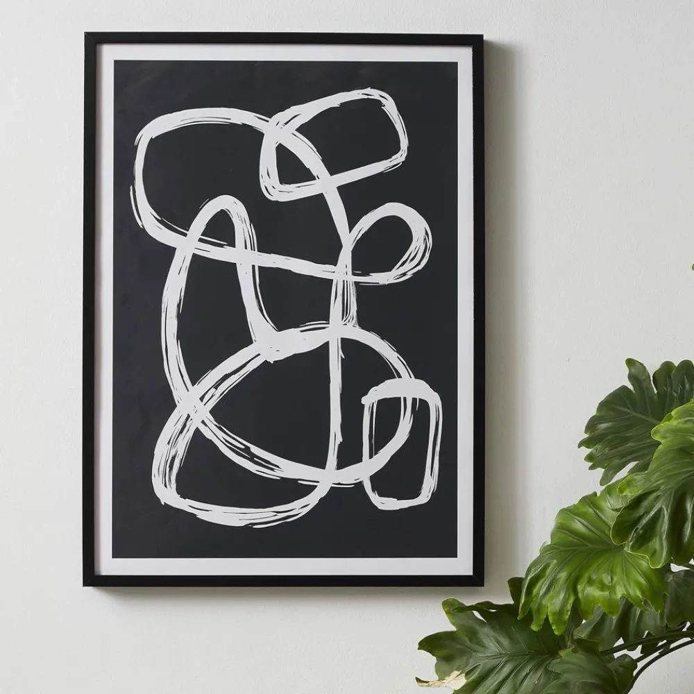 Becquet Affiche décorative en noir et blanc< Décoration Murale|Décoration