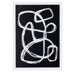 Becquet Affiche décorative en noir et blanc< Décoration Murale|Décoration
