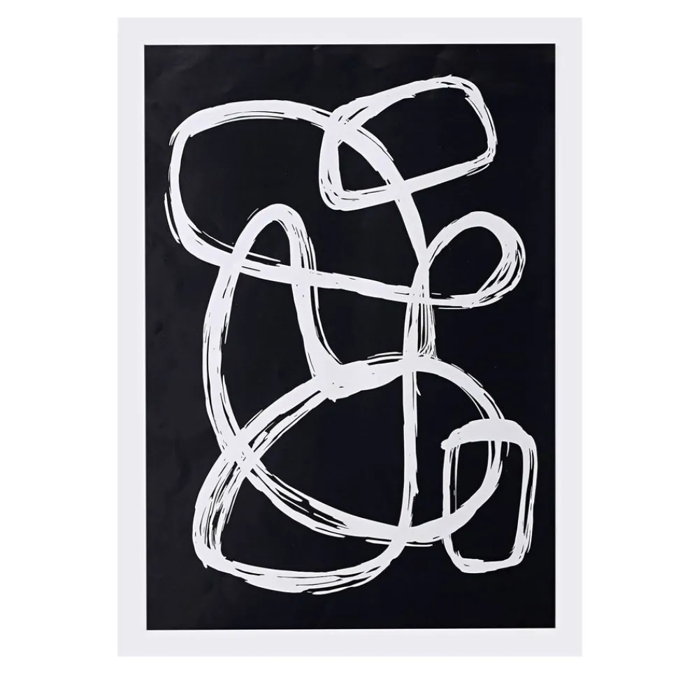 Becquet Affiche décorative en noir et blanc< Décoration Murale|Décoration