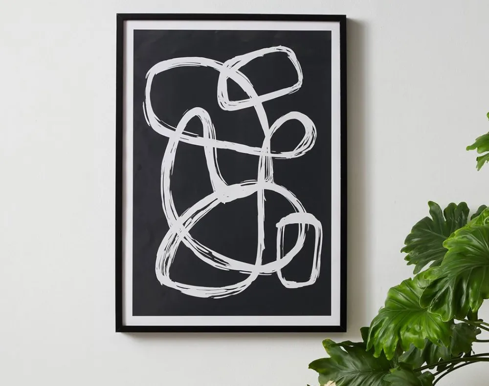 Becquet Affiche décorative en noir et blanc< Décoration Murale|Décoration