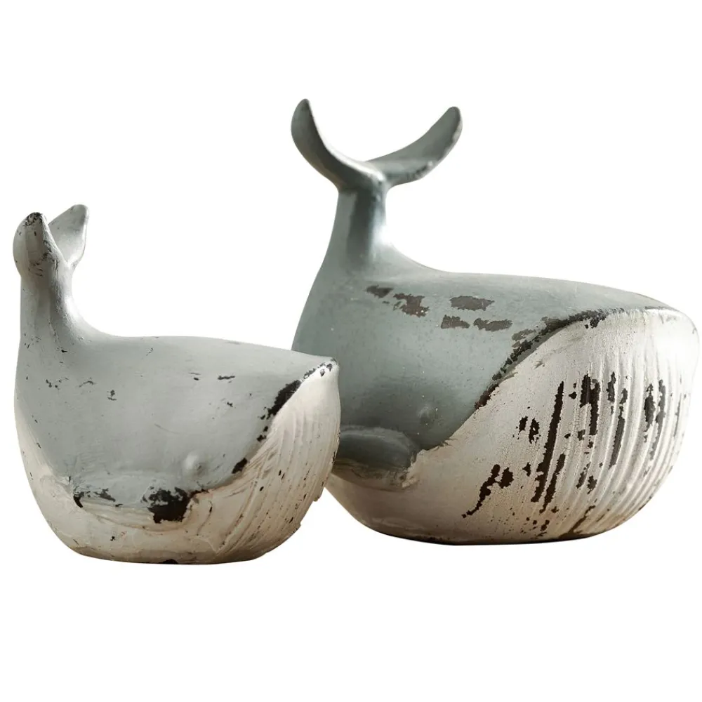 Becquet Baleines déco à poser - Set de 2< Statuette, Figurine|Décoration