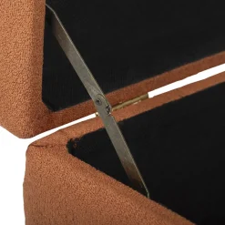 Becquet Banc coffre en tissu sur pieds< Boîte, Panier|Décoration