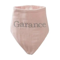 Becquet Bavoir enfant personnalisable en gaze de coton - CRÉATION<Enfant Univers Des Tout-Petits|Serviette De Bain Personnalisée, Peignoir Personnalisé