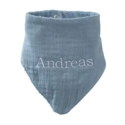 Becquet Bavoir enfant personnalisable en gaze de coton - CRÉATION<Enfant Univers Des Tout-Petits|Serviette De Bain Personnalisée, Peignoir Personnalisé
