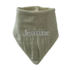Becquet Bavoir enfant personnalisable en gaze de coton - CRÉATION<Enfant Univers Des Tout-Petits|Serviette De Bain Personnalisée, Peignoir Personnalisé