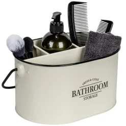 Becquet Boîte métal salle de bain à compartiments< Accessoires De Salle De Bain|Idées Salle De Bain