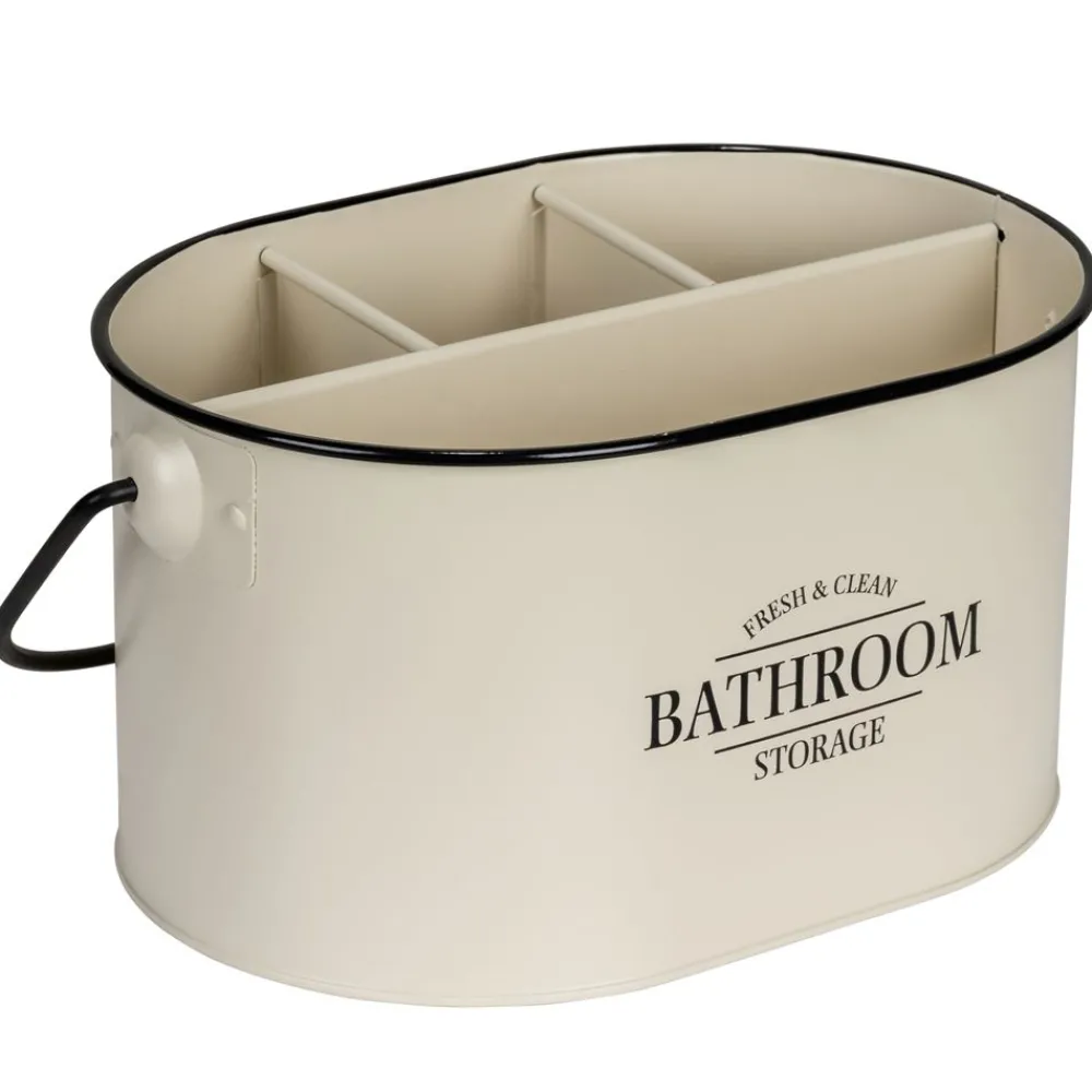 Becquet Boîte métal salle de bain à compartiments< Accessoires De Salle De Bain|Idées Salle De Bain