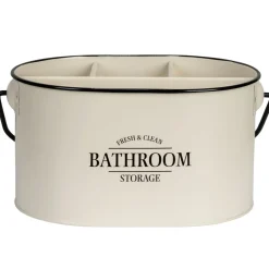 Becquet Boîte métal salle de bain à compartiments< Accessoires De Salle De Bain|Idées Salle De Bain