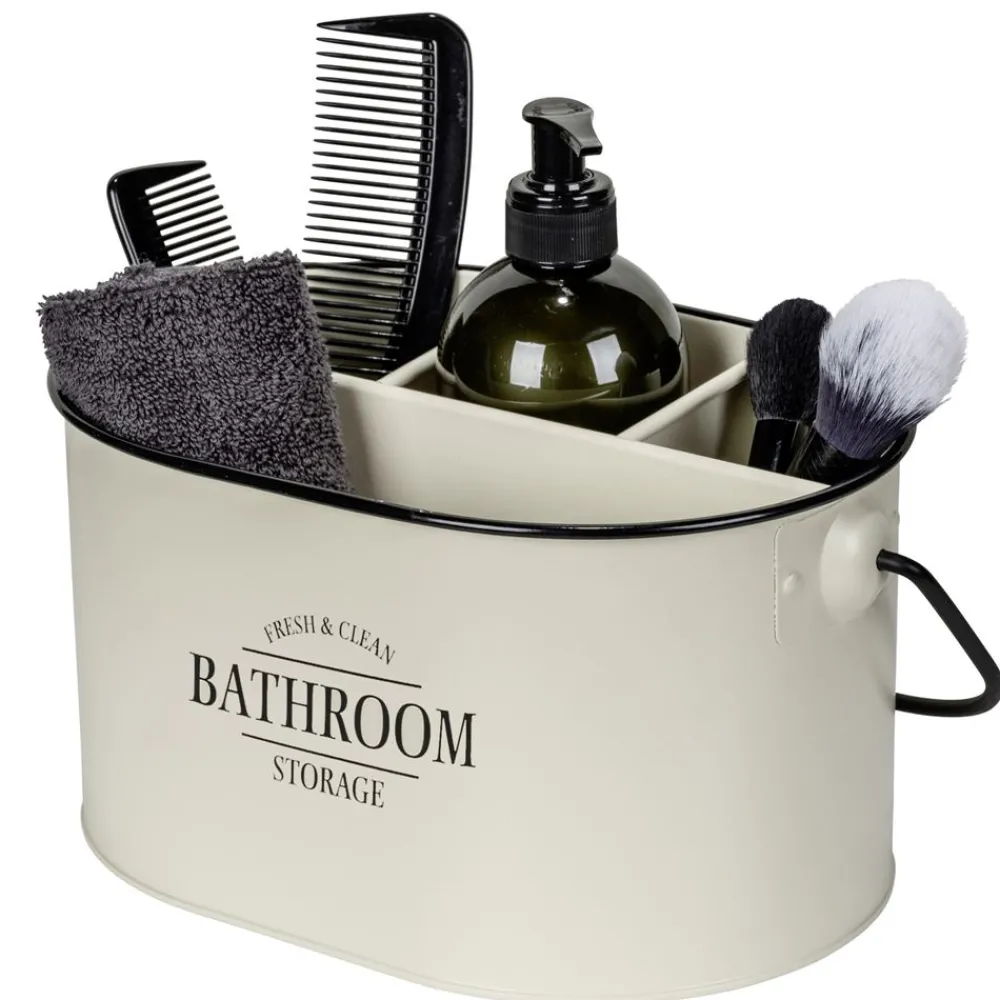 Becquet Boîte métal salle de bain à compartiments< Accessoires De Salle De Bain|Idées Salle De Bain