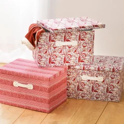 Becquet Boîtes de rangement décorées - set de 3< Rangement, Gain De Place|Boîte, Panier