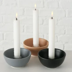 Becquet Bougeoir en grès< Luminaire|Décoration