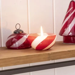 Becquet Bougie boule de Noël en verre< Luminaire|Décoration
