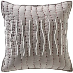 Becquet Boutis bicolore piquage fantaisie< Plaid|Plaid