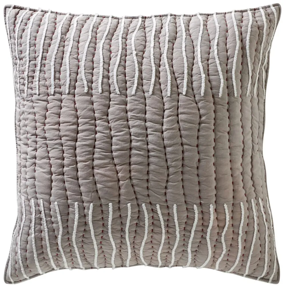 Becquet Boutis bicolore piquage fantaisie< Plaid|Plaid