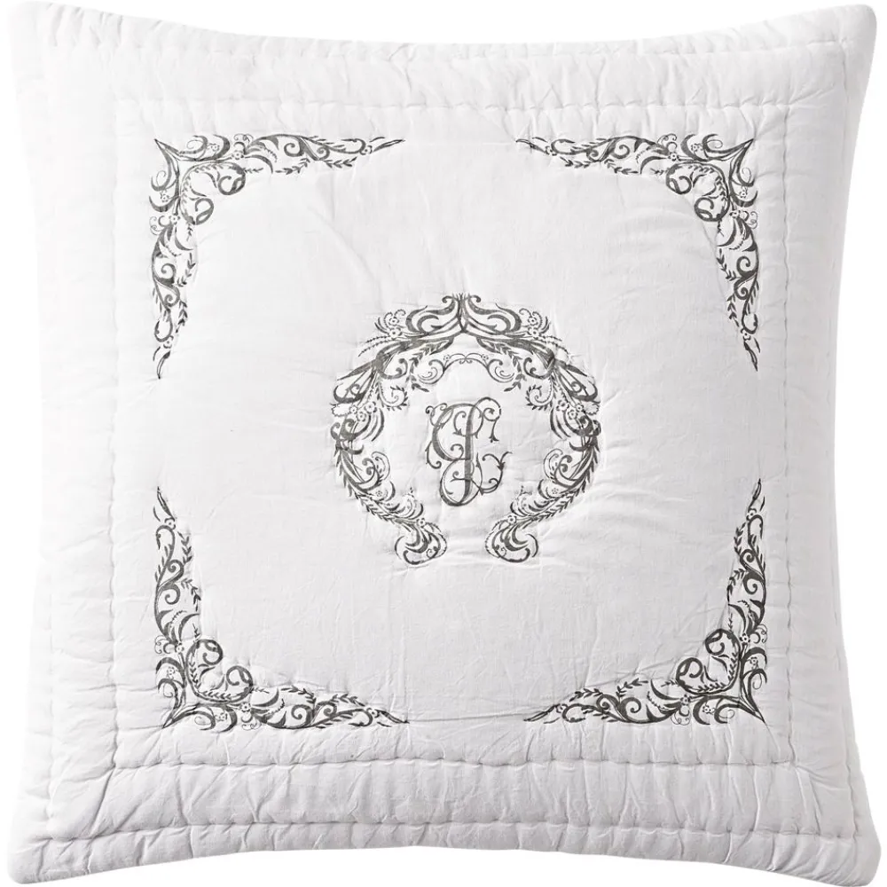 Becquet Boutis impression monogramme - CRÉATION< Boutis, Jeté De Lit, Couvre Lit