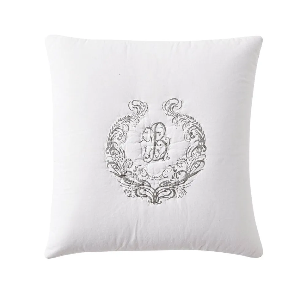 Becquet Boutis impression monogramme - CRÉATION< Boutis, Jeté De Lit, Couvre Lit