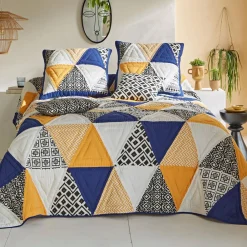 Becquet Boutis patchwork - CRÉATION< Boutis, Jeté De Lit, Couvre Lit