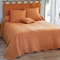 Becquet Boutis uni en pur coton - CRÉATION< Les Matières|Plaid
