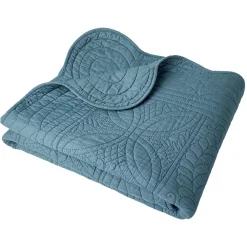 Becquet Boutis uni en pur coton - CRÉATION< Les Matières|Plaid