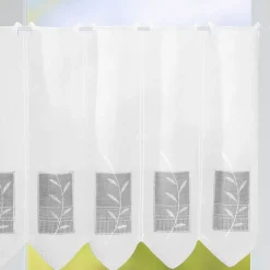 Becquet Brise-bise brodé< Rideau Et Déco Textile|Voilage En Pointe, Voilage Droit, Brise-Bise, Store