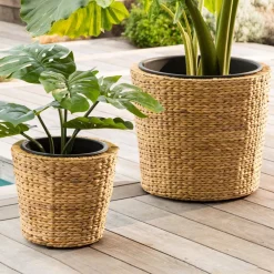 Becquet Cache-pot en jacinthe d'eau< Vase, Cache-Pot|Décoration
