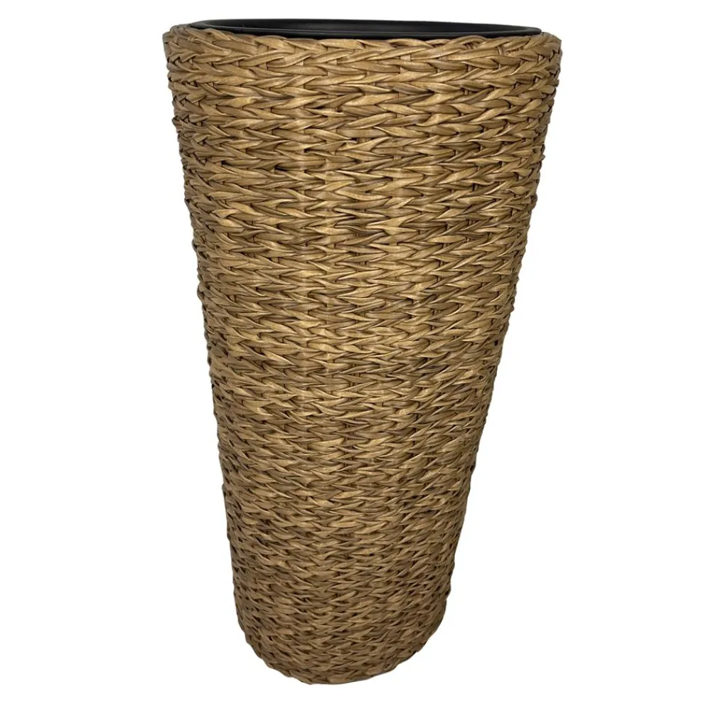 Becquet Cache-pot en résine tressée< Vase, Cache-Pot|Décoration