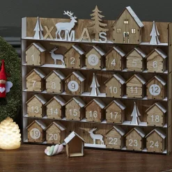 Becquet Calendrier de l'Avent en bois< Objet De Décoration|Décoration