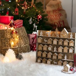 Becquet Calendrier de l'Avent en bois< Objet De Décoration|Décoration