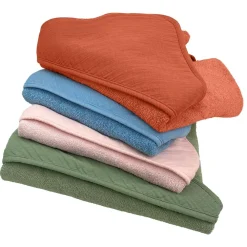 Becquet Cape de bain bébé personnalisable en gaze de coton - CRÉATION<Enfant Univers Des Tout-Petits|Serviette De Bain Personnalisée, Peignoir Personnalisé