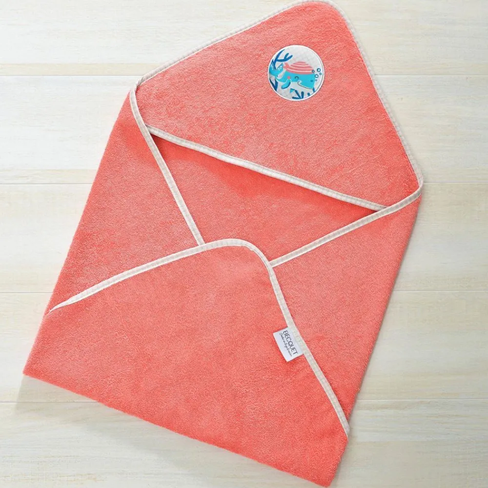 Becquet Cape de bain enfant animaux personnalisable<Enfant Univers Des Tout-Petits|Serviette De Bain Personnalisée, Peignoir Personnalisé