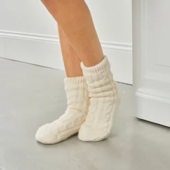 Becquet Chaussettes tricot doublées sherpa<Femme Pyjama Femme