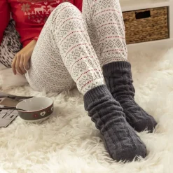 Becquet Chaussettes tricot doublées sherpa<Femme Pyjama Femme