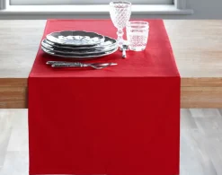 Becquet Chemin de table en coton traité antitache - Lauréat< Set De Table, Chemin De Table|Les Matières