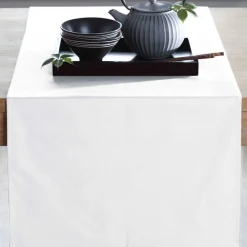 Becquet Chemin de table en coton traité antitache - Lauréat< Set De Table, Chemin De Table|Les Matières