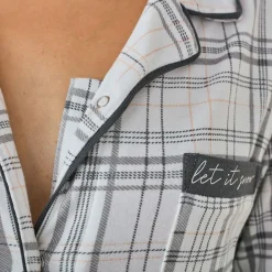 Becquet Chemise de nuit à carreaux<Femme Pyjama Femme|Les Matières