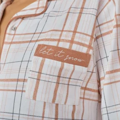 Becquet Chemise de nuit à carreaux<Femme Pyjama Femme|Les Matières