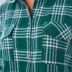 Becquet Chemise de nuit flanelle à carreaux - DODO HOMEWEAR<Femme Pyjama Femme|Les Matières