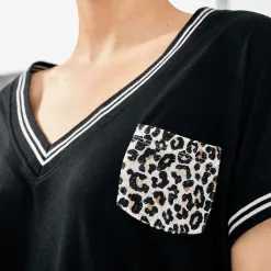 Becquet Chemise de nuit poche motif léopard - CRÉATION<Femme Pyjama Femme