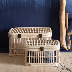 Becquet Coffres ajourés - Set de 2< Boîte, Panier|Décoration