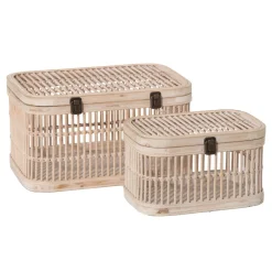 Becquet Coffres ajourés - Set de 2< Boîte, Panier|Décoration