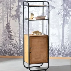 Becquet Colonne 2 étagères + 1 porte< Rangement, Gain De Place|Décoration Enfant, Tapis Enfant