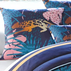 Becquet Couette DÉCO DOUBLE FACE motif jungle - Création - légère ou chaude< Couette Colorée, Couette Imprimée|Couette, Édredon, Plumon