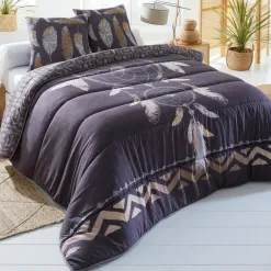 Becquet Couette DÉCO DOUBLE FACE motif attrape-rêves - chaude< Couette Colorée, Couette Imprimée|Couette, Édredon, Plumon
