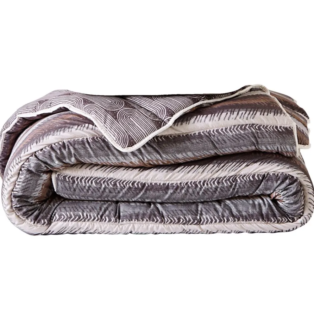Becquet Couette DÉCO DOUBLE FACE motif ethnique - création - légère ou chaude< Couette Colorée, Couette Imprimée|Couette, Édredon, Plumon