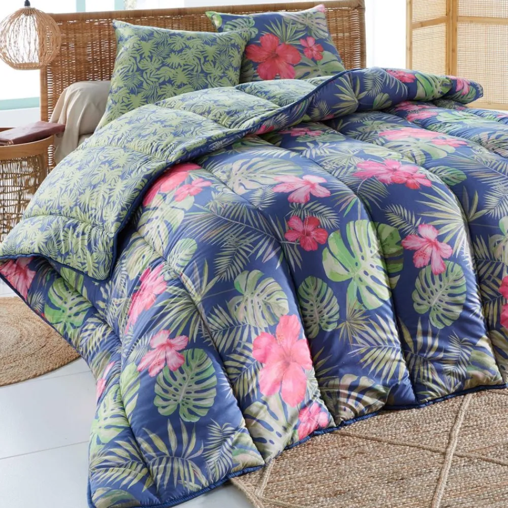 Becquet Couette DÉCO DOUBLE FACE motif floral - Création - légère ou chaude< Couette Colorée, Couette Imprimée|Couette, Édredon, Plumon