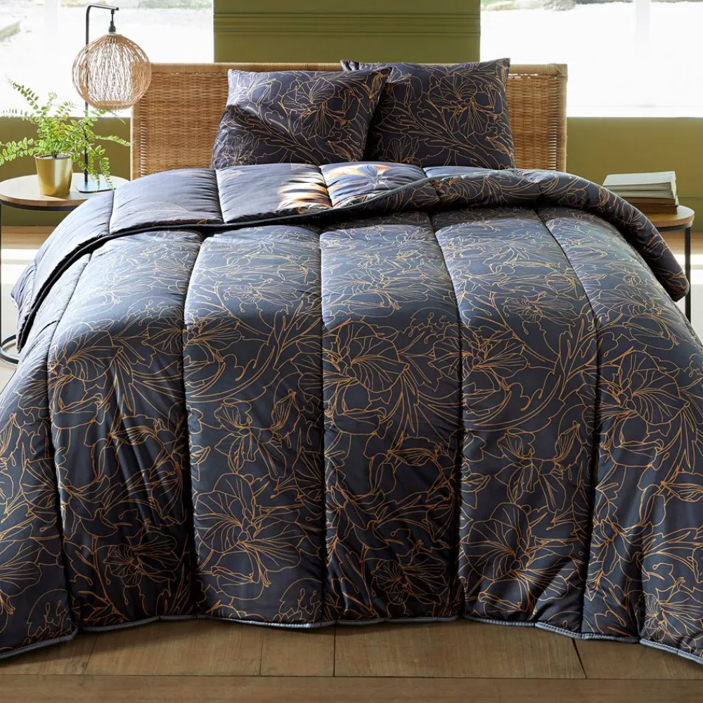 Becquet Couette DÉCO DOUBLE FACE motif floral - création - chaude< Couette Colorée, Couette Imprimée|Couette, Édredon, Plumon